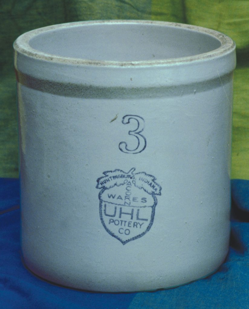 ArtSmart Indiana UHL Pottery Stoneware Crock, 1910
